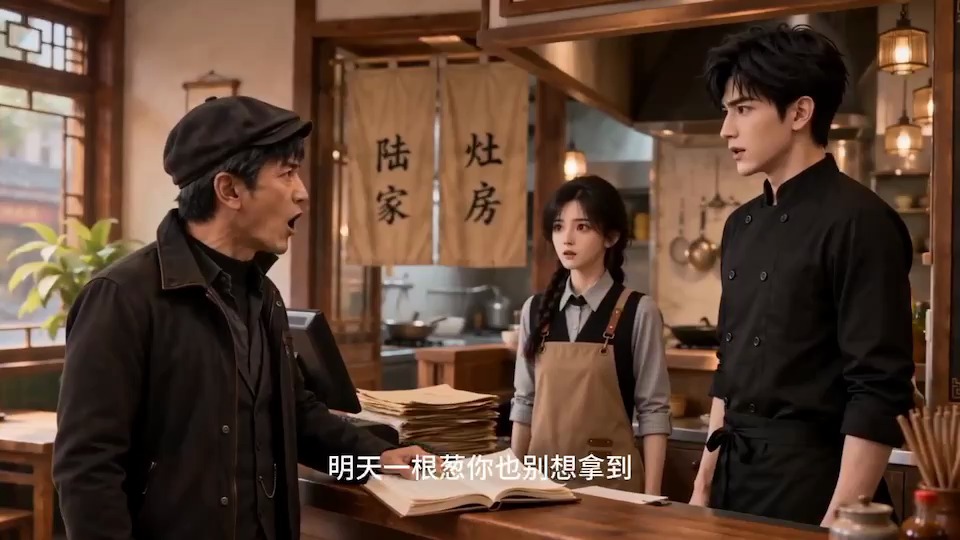 学员项目作品画面:都市餐饮与逆袭片段